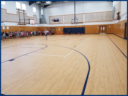 HISD Woolls Inter Gym Floor